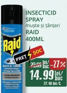 Diana Supermarket RAID Insecticid spray muşte şi ţânţari Ofertă