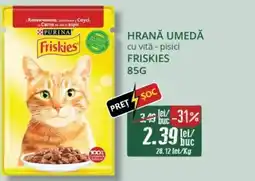 Diana Supermarket FRISKIES Hrană umedă cu vitǎ - pisici Ofertă