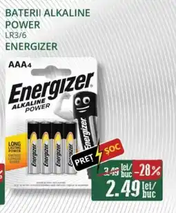 Diana Supermarket ENERGIZER Baterii alkaline power lr3/6 Ofertă