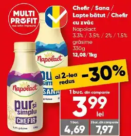 PROFI Chefir / Sana / Lapte bătut / Chefir cu zvâc Napolact Ofertă