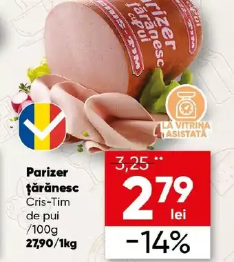 PROFI Parizer ţărănesc Cris-Tim de pui Ofertă