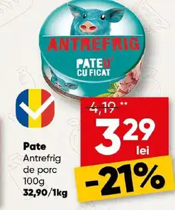 PROFI Pate Antrefrig de porc Ofertă