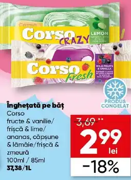 PROFI Îngheţată pe băţ Corso Ofertă
