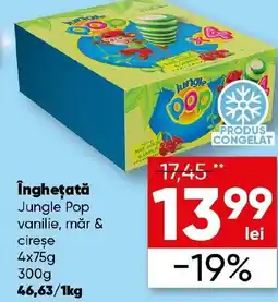 PROFI Îngheţată Jungle Pop vanilie, măr & cireșe Ofertă