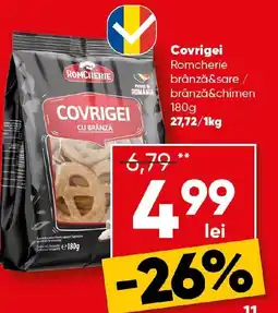 PROFI Covrigei Romcherie brânză&sare / brânză&chimen Ofertă