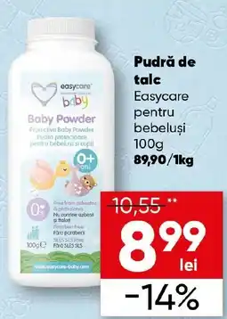 PROFI Pudră de talc Easycare pentru bebeluşi Ofertă