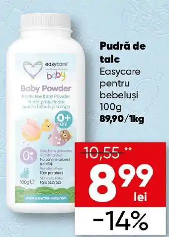 PROFI Pudră de talc Easycare pentru bebeluşi Ofertă