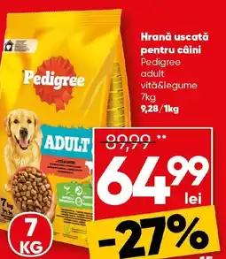 PROFI Hrană uscată pentru câini Pedigree adult vitǎ&legume Ofertă