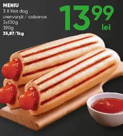 PROFI MENIU 3 X Hot dog crenvursti/cabanos Ofertă