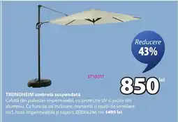 JYSK Trondheim umbrelǎ suspendată Ofertă