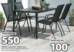 JYSK Jersore masă grădină + leknes scaun Ofertă