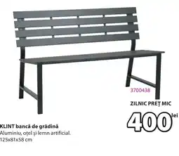 JYSK Klint bancă de grădină Ofertă