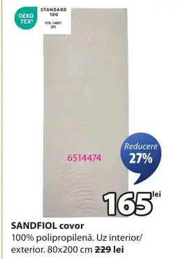 JYSK Sandfiol covor Ofertă