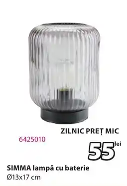 JYSK Simma lampă cu baterie Ofertă