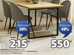 JYSK Aabenraa masǎ + kokkedal scaun Ofertă