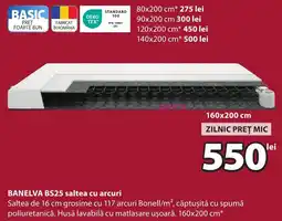 JYSK Banelva BS25 saltea cu arcuri Ofertă