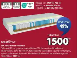 JYSK Isa PS65 saltea cu arcuri Ofertă