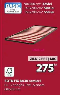 JYSK Botn fix ba30 somierǎ Ofertă