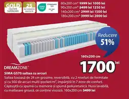 JYSK Sima gs70 saltea cu arcuri Ofertă