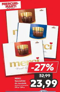 Kaufland MERCI Specialităţi de ciocolată Ofertă