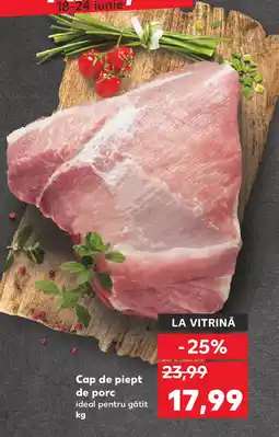 Kaufland Cap de piept de porc Ofertă