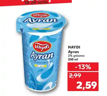 Kaufland HAYDI Ayran Ofertă