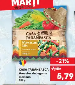 Kaufland CASA ŢĂRĂNEASCĂ Amestec de legume mexican Ofertă