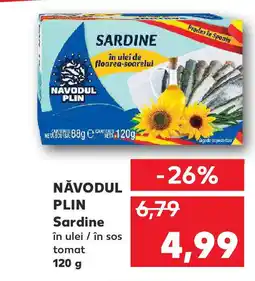 Kaufland NĂVODUL PLIN Sardine Ofertă