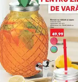 Kaufland Borcan cu robinet și capac Ofertă