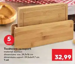 Kaufland Tocătoare cu suport Ofertă