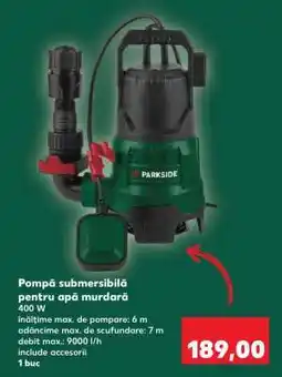 Kaufland Pompa submersibilă pentru apă murdară Ofertă