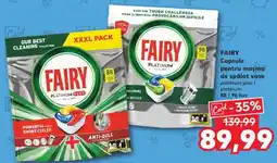 Kaufland FAIRY Capsule pentru mașina de spălat vase Ofertă