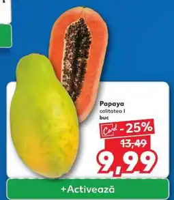 Kaufland Papaya Ofertă
