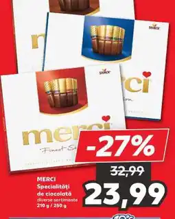 Kaufland MERCI Specialităţi de ciocolată Ofertă