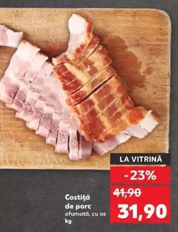 Kaufland Costiță de porc afumată, cu os Ofertă