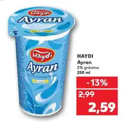 Kaufland HAYDI Ayran Ofertă
