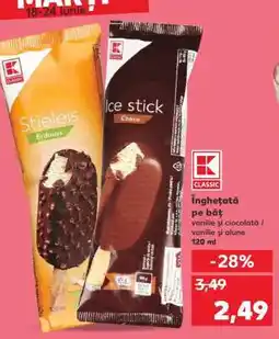 Kaufland Înghețată pe băț Ofertă