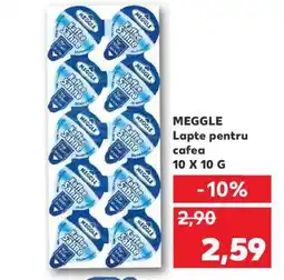 Kaufland MEGGLE Lapte pentru cafea 10 X 10 G Ofertă