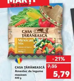 Kaufland CASA ȚĂRĂNEASCĂ Amestec de legume mexican Ofertă