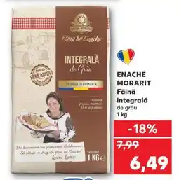 Kaufland ENACHE MORARIT Făină integrală de grâu 1 kg Ofertă