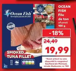 Kaufland OCEAN FISH File de ton afumat 100 g Ofertă
