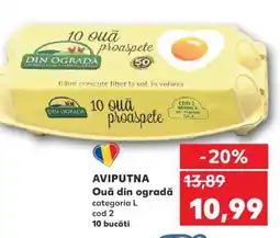 Kaufland Ouă din ogradă Ofertă