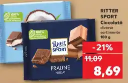 Kaufland RITTER SPORT Ciocolată Ofertă