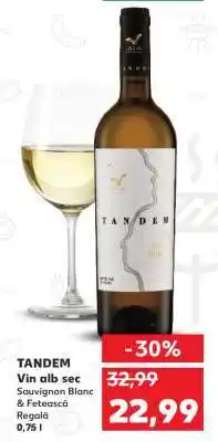 Kaufland TANDEM Vin alb sec Ofertă