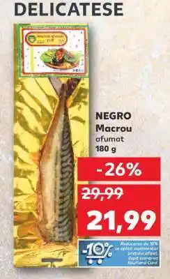 Kaufland NEGRO Macrou afumat Ofertă