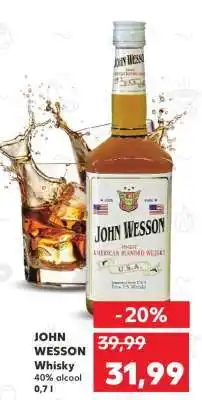 Kaufland JOHN WESSON Whisky Ofertă