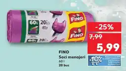 Kaufland FINO Saci menajeri Ofertă