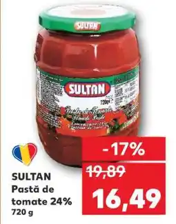 Kaufland Sultan Pastă de Tomate 24% Ofertă