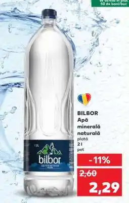 Kaufland BILBOR Apă minerală naturală plată Ofertă