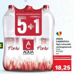 Kaufland AQUA CARPATICA Apă minerală carbogazoasă Ofertă